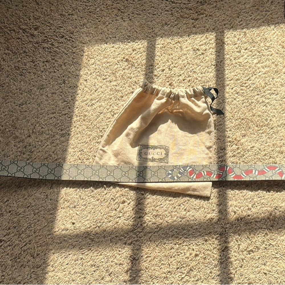 Gucci Kingsnake Belt Rare 85/34 - Picture 4 of 4